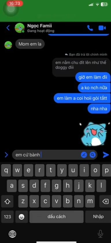 Bé Ngọc 2k10, múi mít non tơ thủ dâm